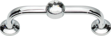 Atlas Homewares Legacy Crystal Bracelet Pull 3 Inch (c-c) Polished Chrome