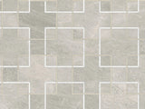 Anatolia Tile Utopio Schema Clay Honed Natural Stone Waterjet Mosaic 5001-0382-0 Schema Clay - premium natural stone mosaic tile from Anatolia Tile, available at PoshHaus showroom in Keene, NH