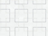 Anatolia Tile Utopio Schema Dove Honed Natural Stone Waterjet Mosaic 5001-0378-0 Schema Dove - premium natural stone mosaic tile from Anatolia Tile, available at PoshHaus showroom in Keene, NH