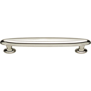 Atlas Homewares Austen Oval Pull 5 1/16 Inch (c-c) Polished Nickel