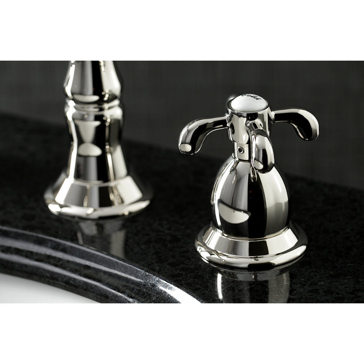 Kingston Brass KS1976TX 8 in. Widespread Bathroom Faucet, Polished Nickel