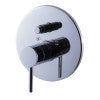ALFI brand AB1701-PC Polished Chrome Pressure Balanced Round Shower Mixer with Diverter