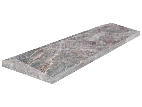 Anatolia Tile 4X12 Sereno Burgundy Prisma Honed Marble Tile 5000-0657-0 Sereno Burgundy Prisma - premium natural stone mosaic tile from Anatolia Tile, available at PoshHaus showroom in Keene, NH