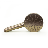 Modern Round Handshower in Brushed Gold