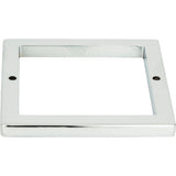 Atlas Homewares Tableau Square Base 3 Inch Polished Chrome
