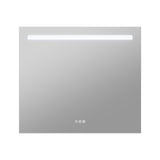 ANZZI BA-LMDFX011AL 28-in. x 32-in. LED Front/Top/Bottom Light Bathroom Mirror with Defogger