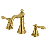 Fauceture FSC1973AL English Classic Widespread Bathroom Faucet, Brushed Brass