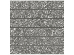 Anatolia Tile 2X2 Station Shadow Matte 36 Piece Porcelain Mosaics. 1 Sheet = .96 Sq. Ft. 4501-0319-0 (63-669) Shadow 2x2 - premium natural stone mosaic tile from Anatolia Tile, available at PoshHaus showroom in Keene, NH