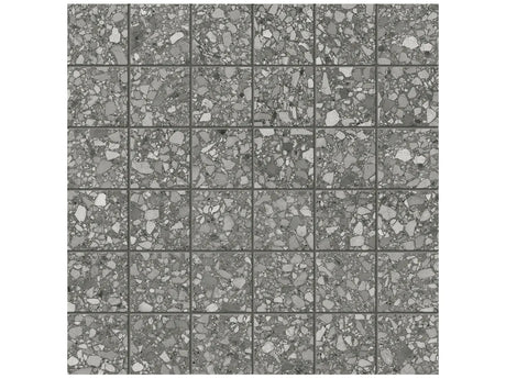 Anatolia Tile 2X2 Station Shadow Matte 36 Piece Porcelain Mosaics. 1 Sheet = .96 Sq. Ft. 4501-0319-0 (63-669) Shadow 2x2 - premium natural stone mosaic tile from Anatolia Tile, available at PoshHaus showroom in Keene, NH