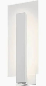 Sonneman 2725.98-WL Midtown Tall LED Sconce Textured White