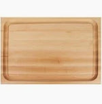 John Boos RAD02-GRV-S 20X15X2.25 Maple Edge Reversible Cutting Board with Juice Moat and Pouring Spout