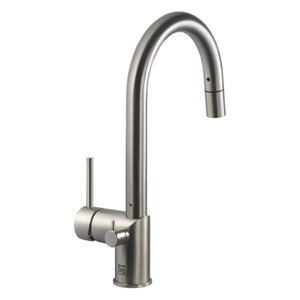 Hamat - SHPD-2000 MB - Dual Function Pull Down with Shut Off Valve for Hot Water in Matte Black