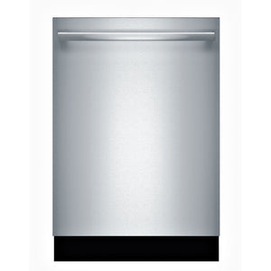 Bosch SHXM63W55N S300 24" Bar Hndl Dishwasher, 44 dBA, 3rd Rack, InfoLight