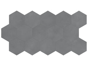 Anatolia Tile 8 In Hex Tapestri Silk 4500-0983-0 Hexagon Silk Hexagon 8.5x8.5 - premium natural stone mosaic tile from Anatolia Tile, available at PoshHaus showroom in Keene, NH