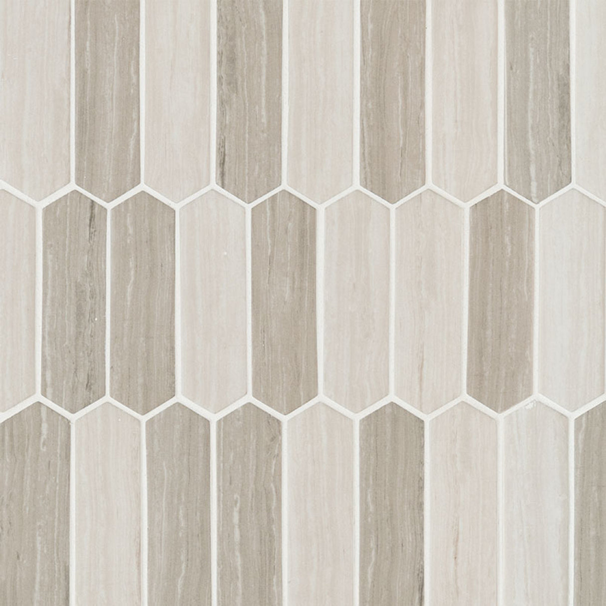 Silva-oak-picket-9.5X14-glass-mesh-mounted-mosaic-tile-SMOT-GLSPK-SILVA6MM-product-shot-multiple-tiles-angle-view