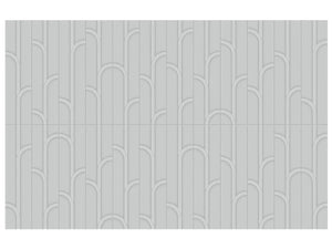Anatolia Geometra 3X12 Ivy Silver Glossy Ceramic Wall Tile 4000-0304-0 Silver Ivy 3x12 - premium natural stone mosaic tile from Anatolia Tile, available at PoshHaus showroom in Keene, NH