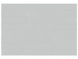 Anatolia Geometra 3X12 Maze Silver Glossy Ceramic Wall Tile 4000-0315-0 Silver Maze 3x12 - premium natural stone mosaic tile from Anatolia Tile, available at PoshHaus showroom in Keene, NH
