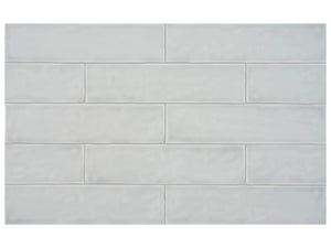 Anatolia Tile 3X12 Teramoda Silver Glossy 4000-0245-0 Silver - premium natural stone mosaic tile from Anatolia Tile, available at PoshHaus showroom in Keene, NH