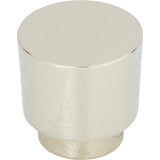 Atlas Homewares Tom Tom Knob 1 1/4 Inch Polished Nickel