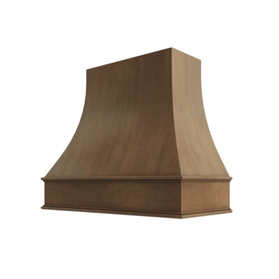 Shaker Kodiak Curved Hood Classic Trim - 36" W x 30" H