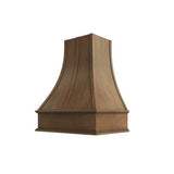 Shaker Kodiak Curved Hood with Strapping Flat Trim - 30" W x 30" H