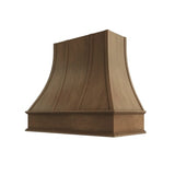 Shaker Kodiak Curved Hood with Strapping Flat Trim - 42" W x 30" H