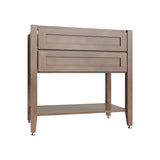 Shaker Kodiak Open Shelf Vanity SB - 36" W