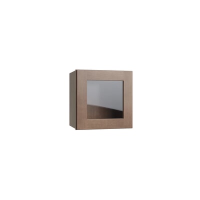 Shaker Kodiak 15" Wall Stacking Cabinets with Glass