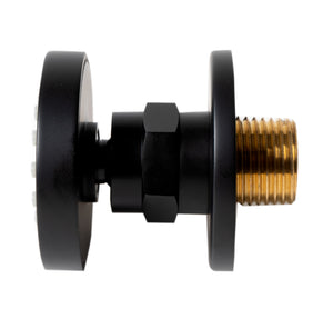 Black Matte 2" Round Adjustable Shower Body Spray