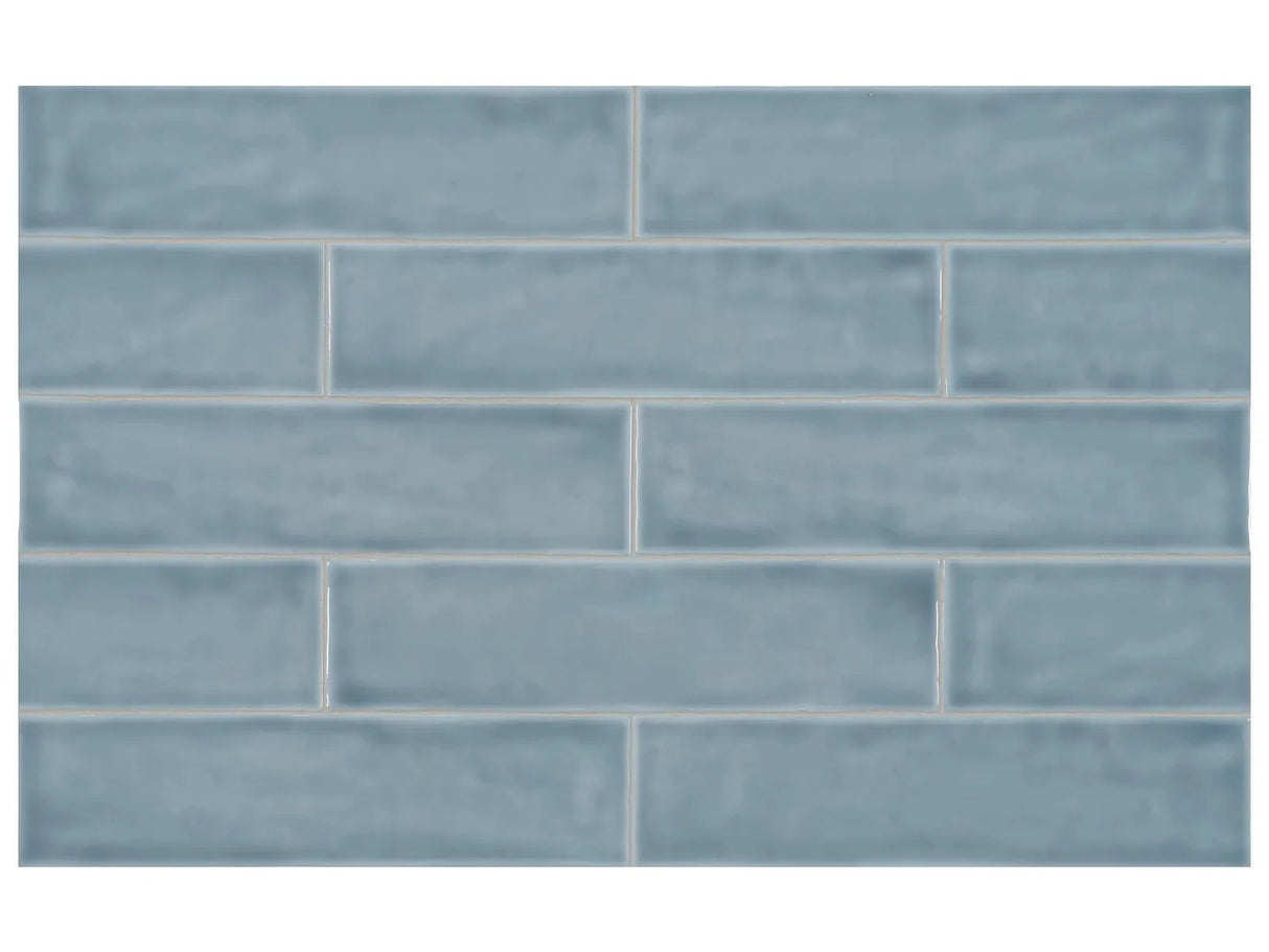 Anatolia Tile 3X12 Teramoda Sky Glossy 4000-0251-0 Sky - premium natural stone mosaic tile from Anatolia Tile, available at PoshHaus showroom in Keene, NH