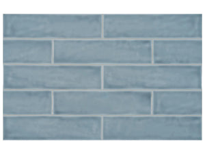 Anatolia Tile 3X12 Teramoda Sky Glossy 4000-0251-0 Sky - premium natural stone mosaic tile from Anatolia Tile, available at PoshHaus showroom in Keene, NH