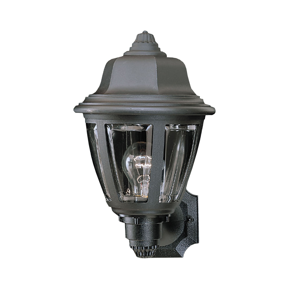 Elk SL94407 Essentials 1-Light Outdoor Wall Lantern in Black