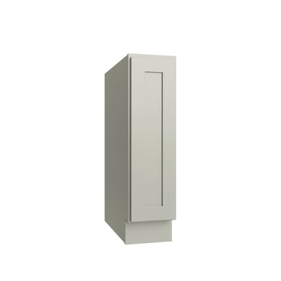 Shaker Moss Single Door Full Height Base Cabinet - 9" W