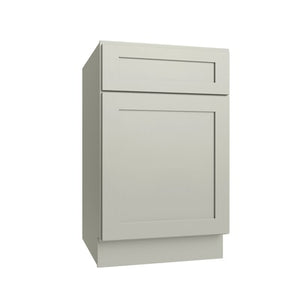 Shaker Moss Single Door Standard Base Cabinet - 21" W