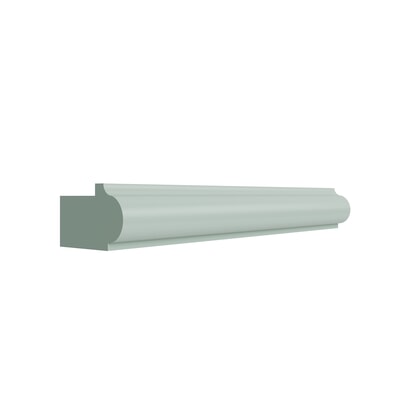 Shaker Moss Bottom Edge Molding (Narrow Light Rail)