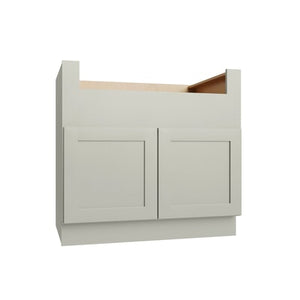 Shaker Moss Farm Sink Base Cabinet - 36" W
