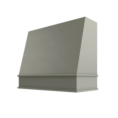 Shaker Moss Angled Hood Classic Trim - 42" W x 36" H