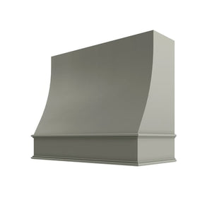 Shaker Moss Sloped Hood Classic Trim - 36" W x 48" H