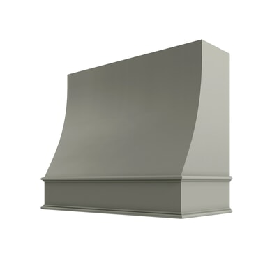 Shaker Moss Sloped Hood Classic Trim - 36" W x 48" H
