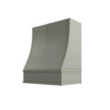 Shaker Moss Sloped Hood with Strapping Flat Trim - 30" W x 30" H