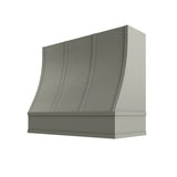 Shaker Moss Sloped Hood with Strapping Flat Trim - 36" W x 48" H
