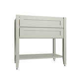 Shaker Moss Open Shelf Vanity SB - 36" W