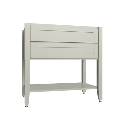 Shaker Moss Open Shelf Vanity SB - 36" W