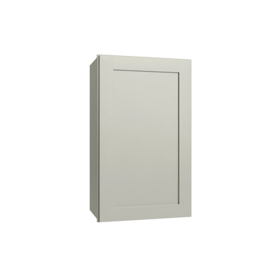 Shaker Moss Single Door Wall Cabinet - 21" W x 42" H