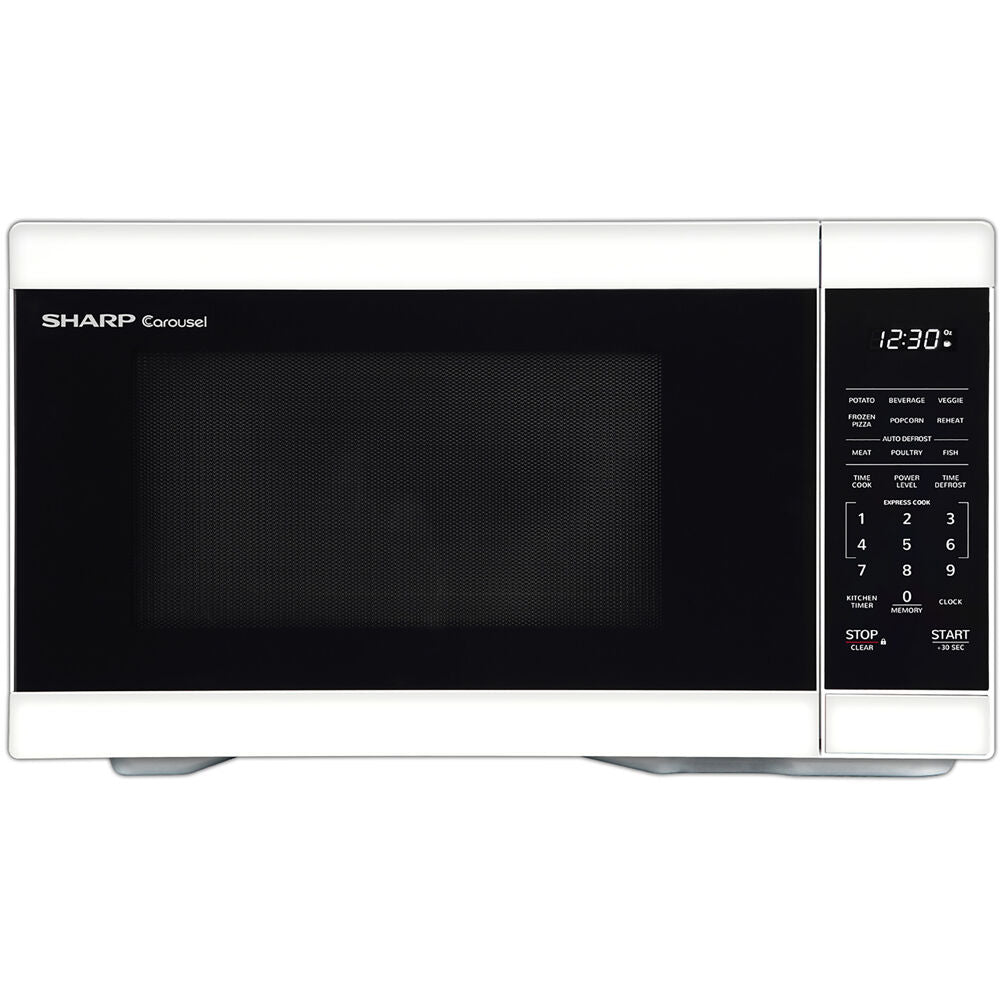 Sharp SMC1161HW 1.1 CF Countertop Microwave Oven