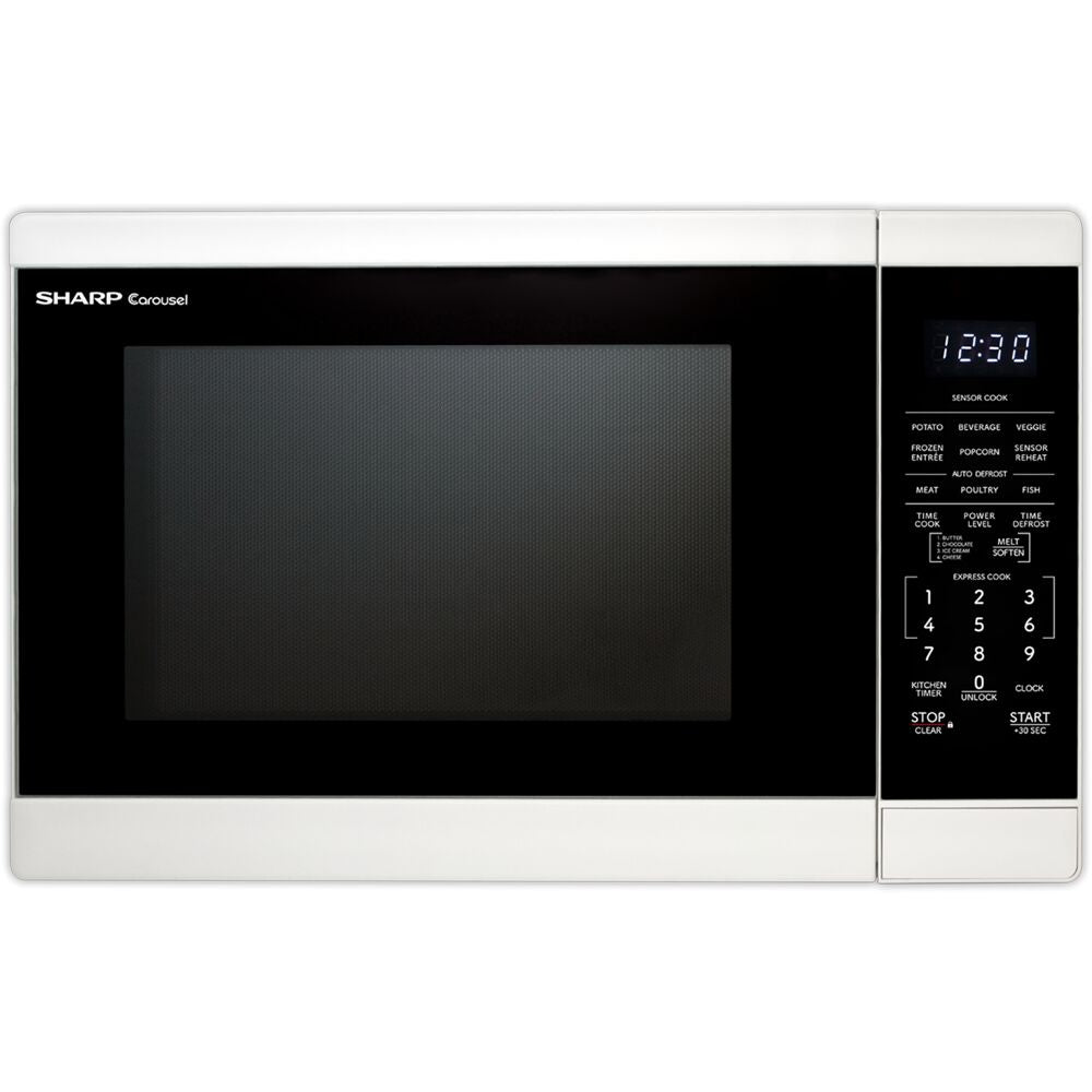 Sharp SMC1461KW 1.4 CF Countertop Microwave Oven