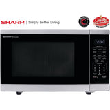 Sharp SMC1464HS 1.4 CF Countertop Microwave Oven, Orville Redenbacher's Certified