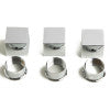 ALFI brand AB2901-PC Polished Chrome Concealed 4-Way Thermostatic Valve Shower Mixer /w Square Knobs