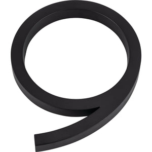 Atlas Homewares Modern Avalon #9 6 Inch Matte Black
