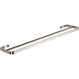 Atlas Homewares Solange Bath Towel Bar 24 Inch Double Polished Nickel